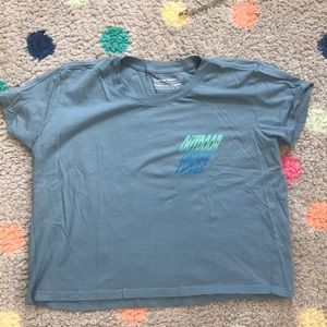 Outdoor voices cropped cotton t-shirt